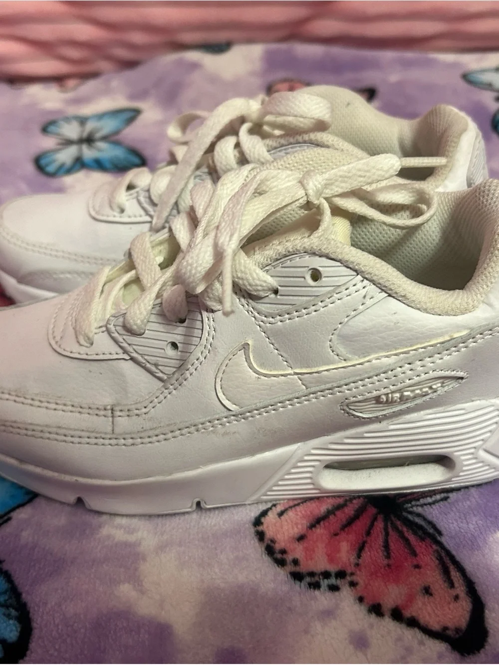 Nike Air Max 90 EasyOn Boys’ Preschool sneakers – White, Size 1.5